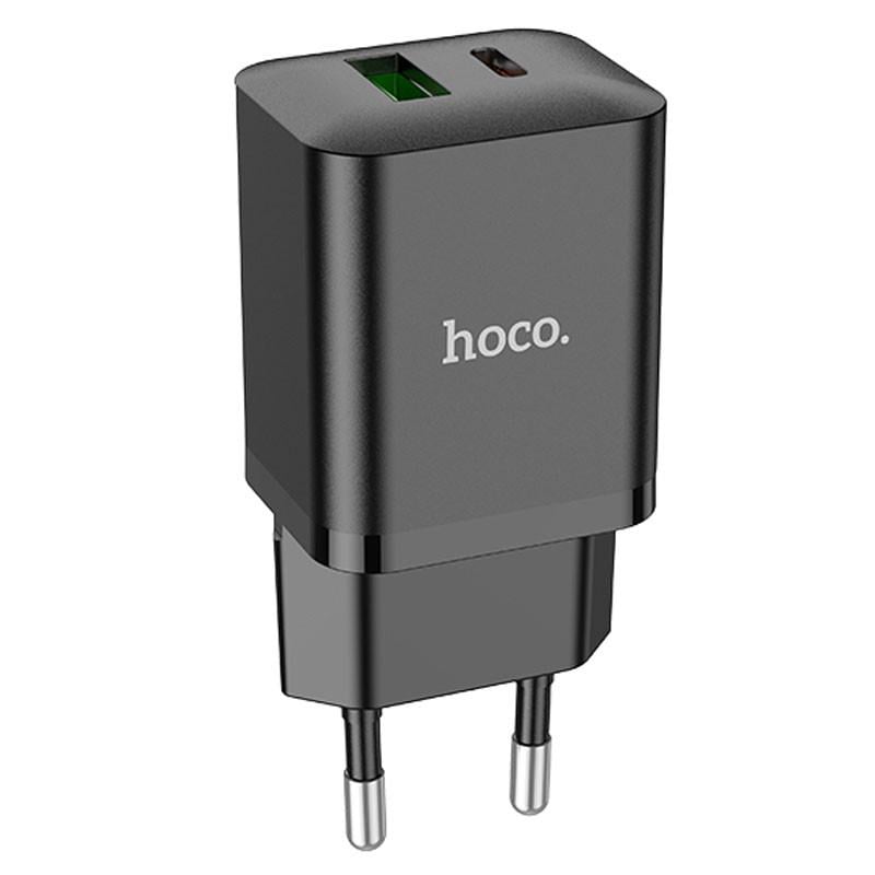 Зарядное устройство сетевое Hoco N28 Founder 20 W Type-C USB Black (00000062778_1)