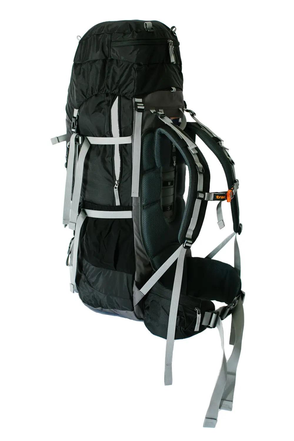 Рюкзак туристичний Tramp Ragnar 75/10 л 80х35х26 см Чорний (UTRP-044-black) - фото 3