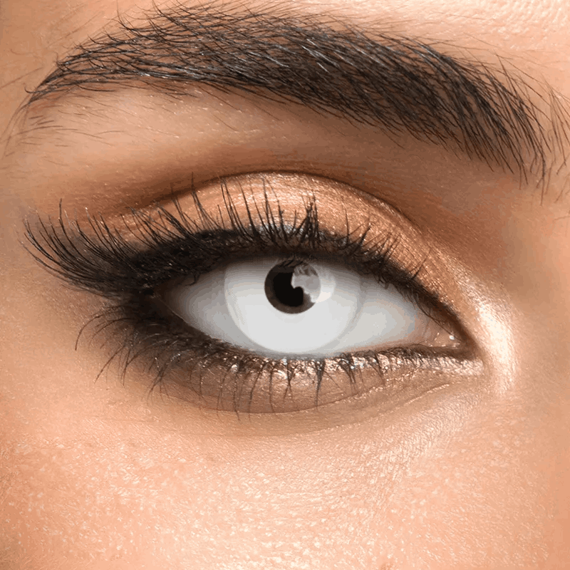 Контактные линзы белые Elite Lens Белый -3,00 14,5 мм 2 шт. Белый (25906473)