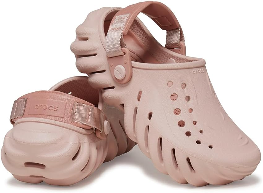 Сабо жіночі Crocs Echo Clog Atmosphere Stucco Clay р. 36-37 Рожевий (16224)