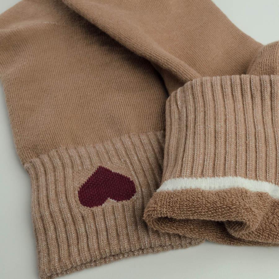 Шкарпетки теплі жіночі GM Textile класичні із сердечком високі р. 36-41 Кавовий (gm-socks-g-5w-kavovyj) - фото 2 Шкарпетки теплі жіночі GM Textile класичні із сердечком високі р. 36-41 Кавовий (gm-socks-g-5w-kavovyj) - фото 2