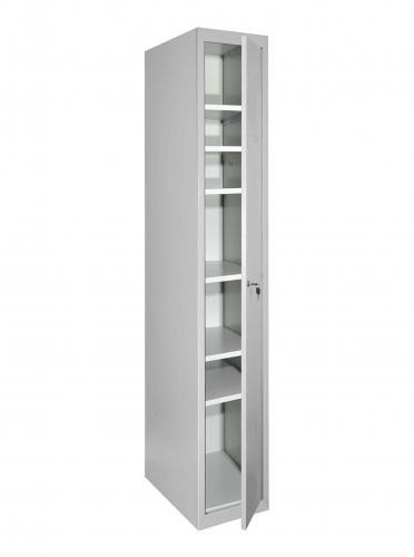 Шафа господарська металева ШГМ 7/40/1 180х40х50 см Сірий RAL 7035 - фото 2 Шафа господарська металева ШГМ 7/40/1 180х40х50 см Сірий RAL 7035 - фото 2