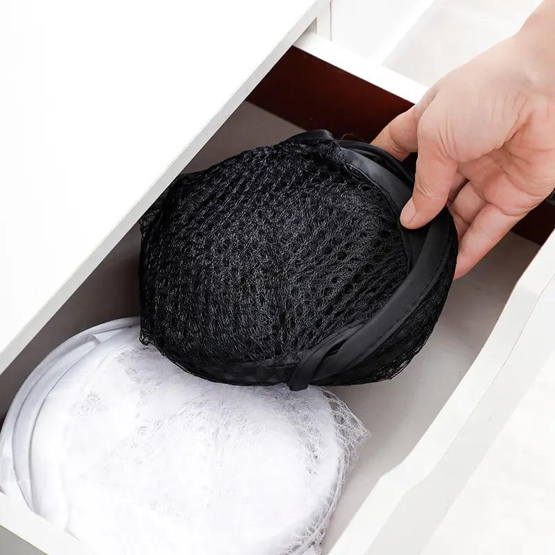 Кошик для білизни складаний 31х31х51 см Чорний (DXC090_black) - фото 3