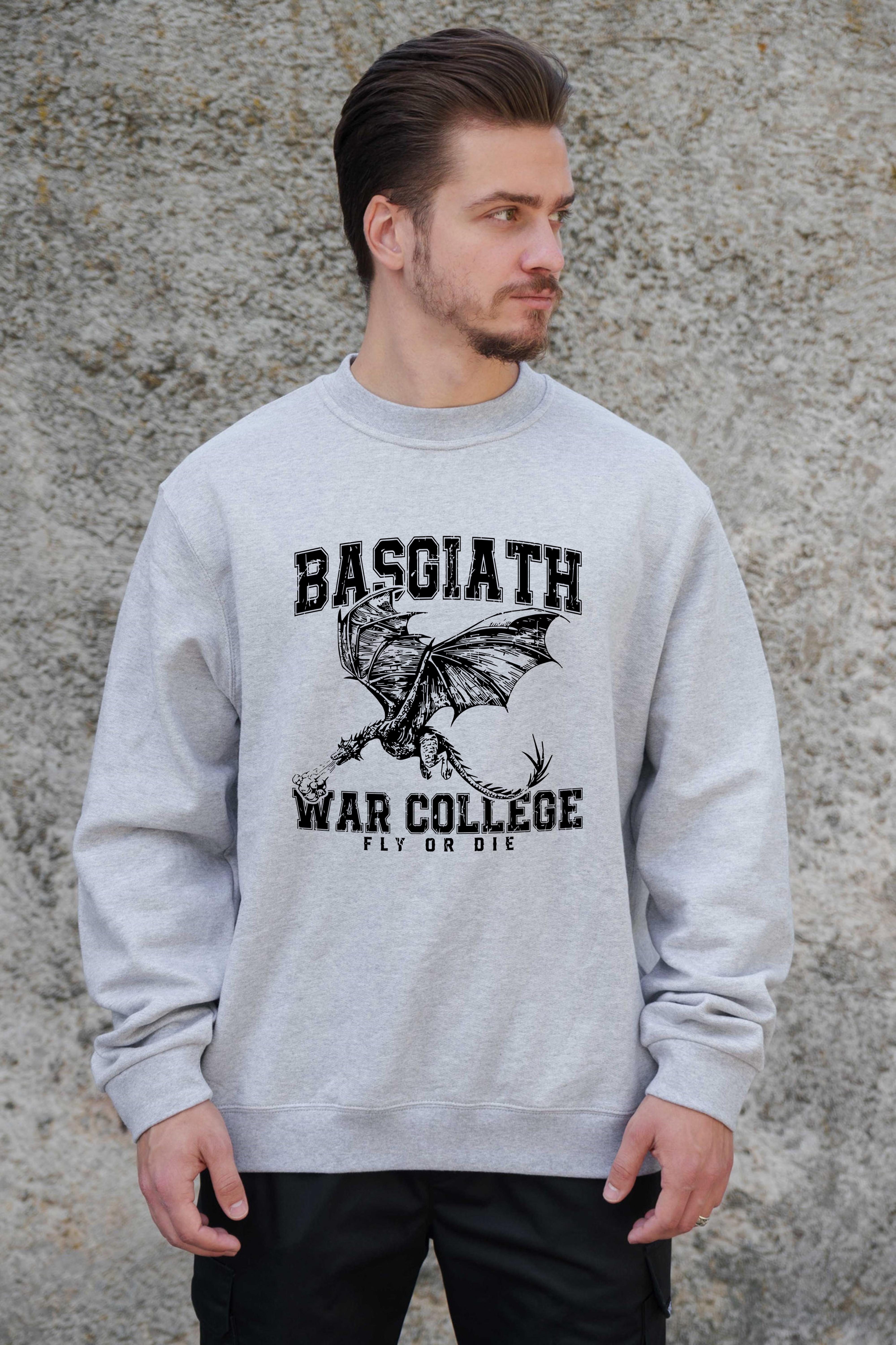 Свитшот оверсайз Without Четвертое Крыло L/XL Grey (L/XL8055684)