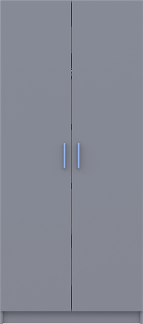 Шафа Doros Promo 90х48х204 см Сірий (80737764) - фото 3 Шафа Doros Promo 90х48х204 см Сірий (80737764) - фото 3