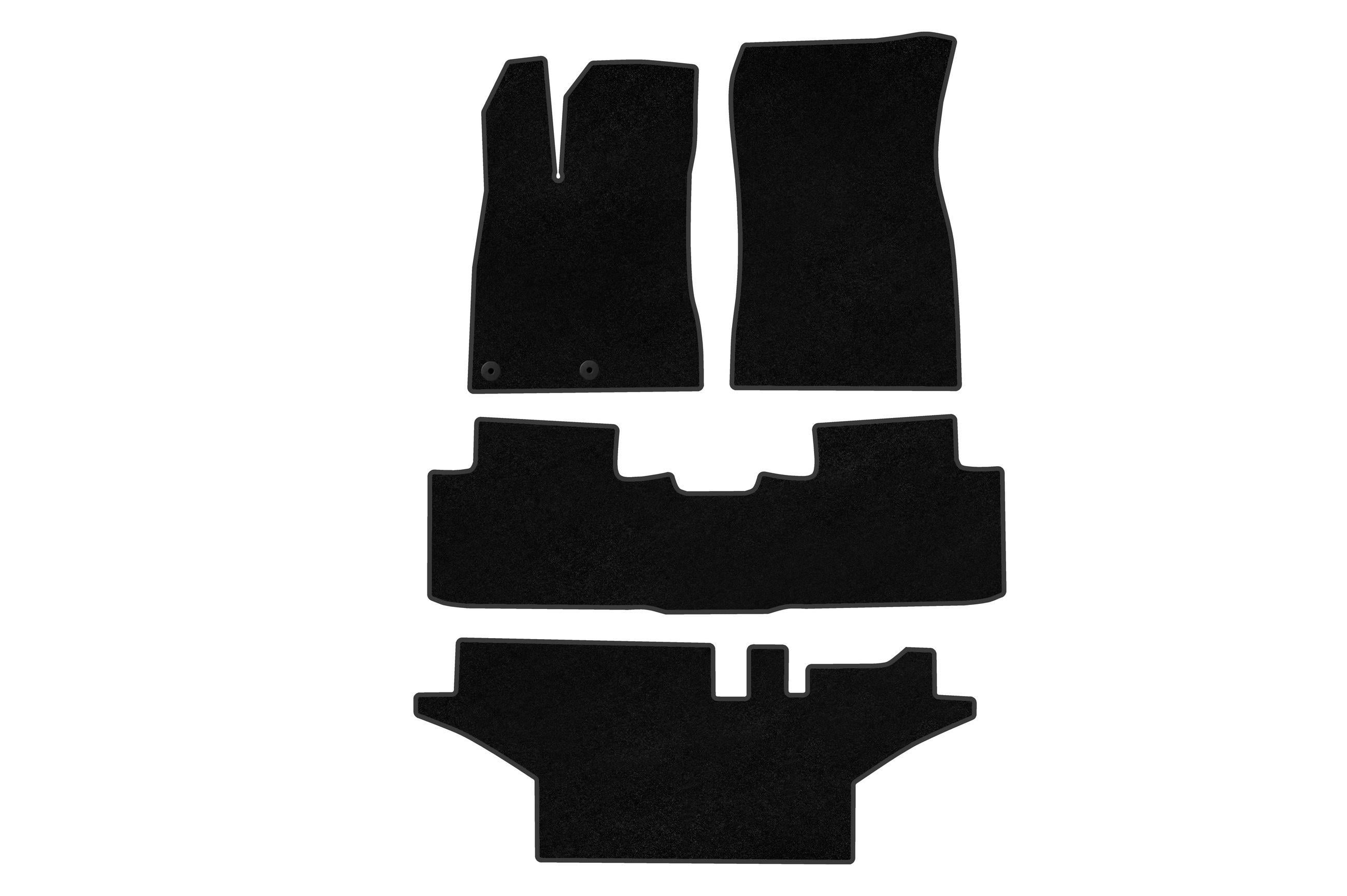 Коврики автомобильные Digital Designs Premium для Peugeot 5008 2024- гг. ткань Черный (187075)