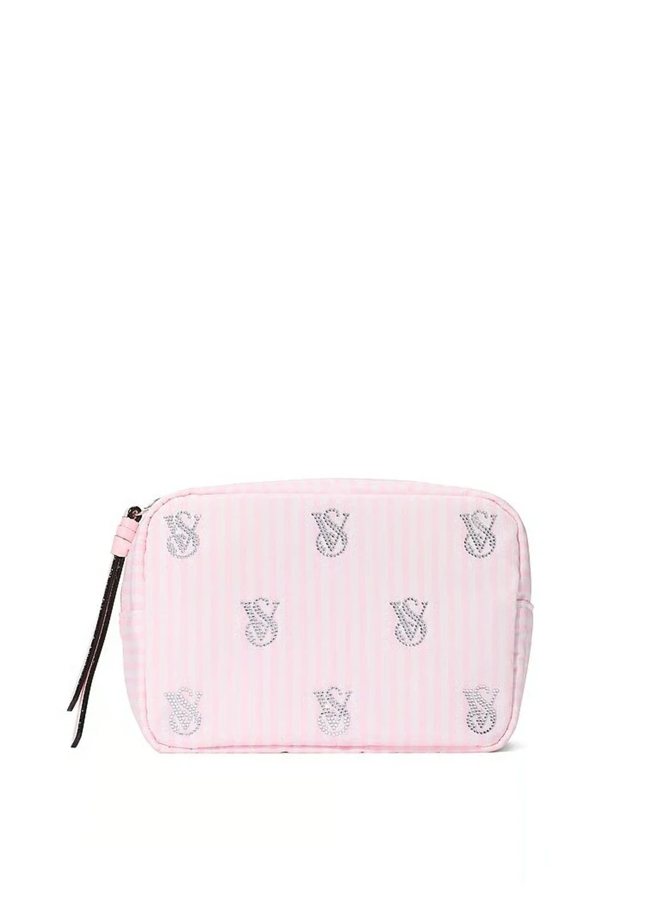 Косметичка Victoria's Secret Shine Logo Travel Makeup Bag (5687986581)