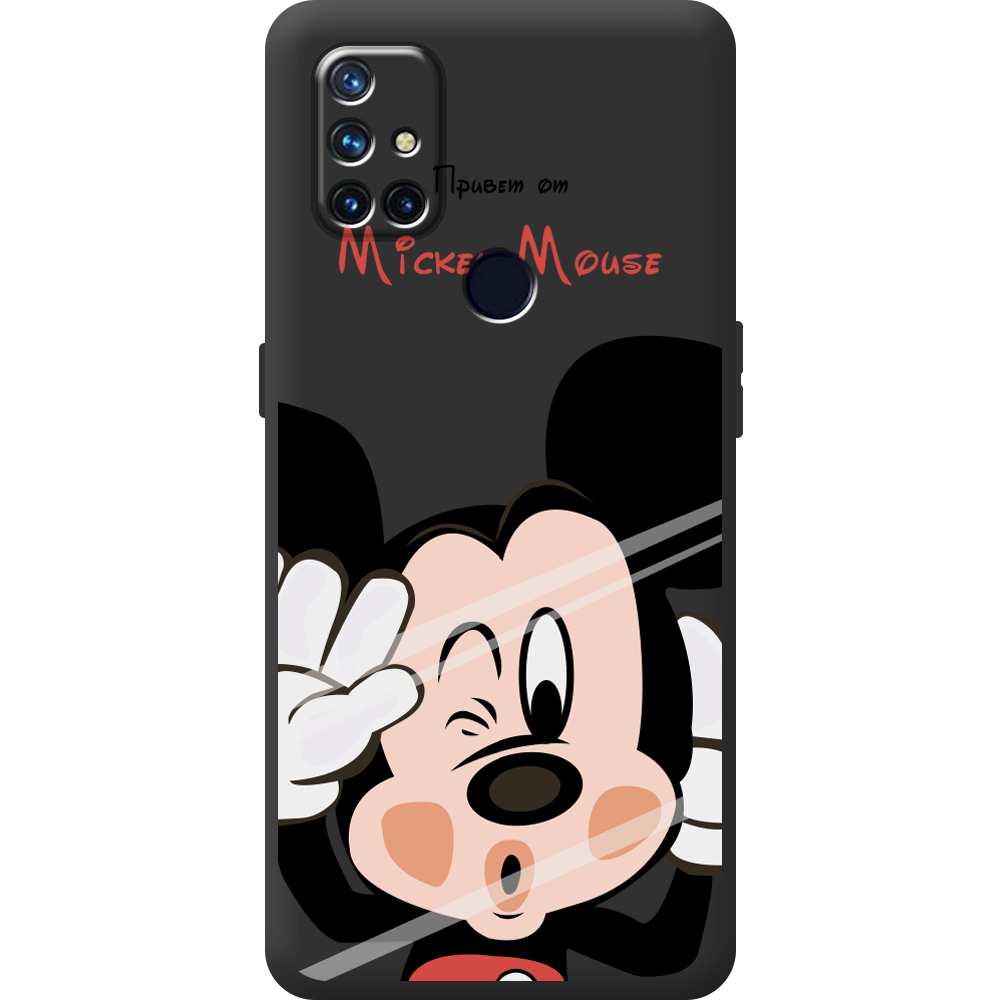 Чохол BoxFace OnePlus Nord N10 Mister M Чорний силікон (43633-cc58-44515)