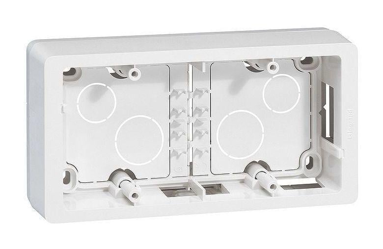 Коробка для накладного монтажа Legrand Celiane 2 поста Белый