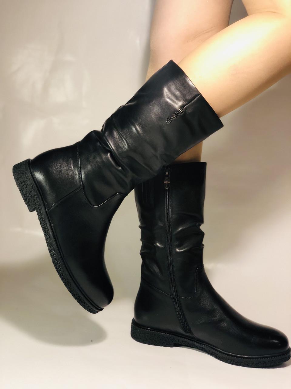 Полусапоги женские зимние Bescone р. 39 25,0 см Черный (2447) - фото 3