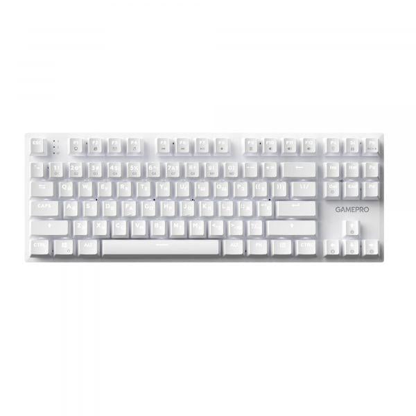 Клавиатура GamePro Genesis Joker MK124W Outemu Red Swithes USB White (1708606)