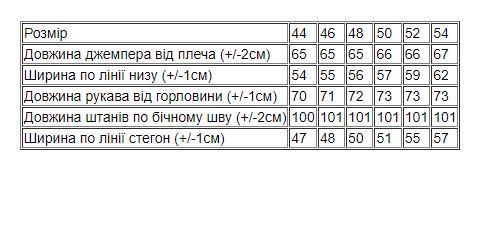 Костюм жіночий Носи Своє р. 50 Коричневий (p-9698-1-of) - фото 2