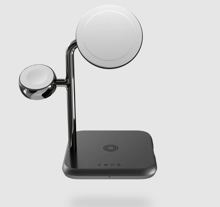 Док-станция беспроводная Zens 4в1 для Apple Iphone/iWatch/Airpods Black (1908240886)