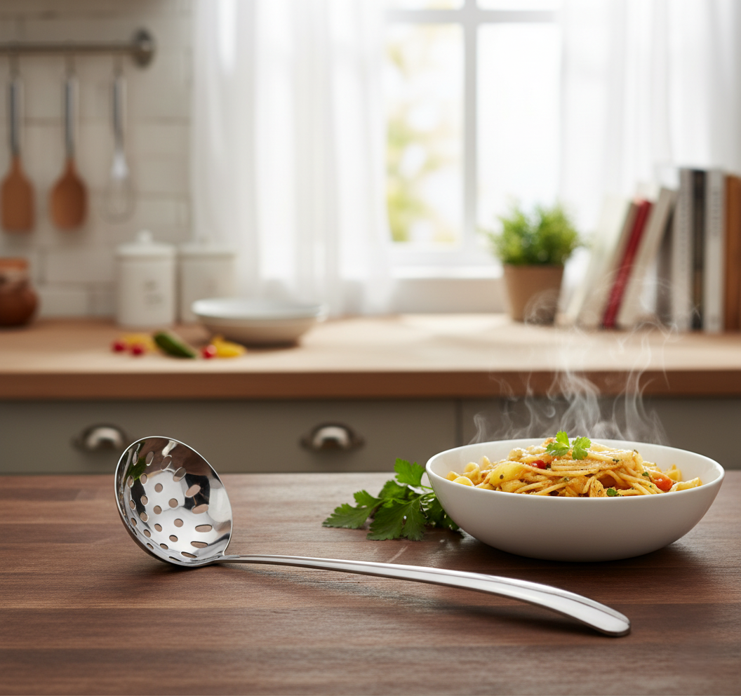 Шумовка Sakura из нержавеющей стали (29682882) - фото 2 Шумовка Sakura из нержавеющей стали (29682882) - фото 2