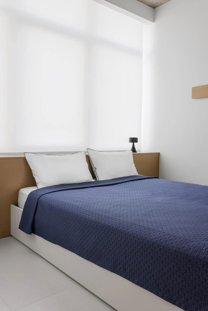 Покрывало на кровать HYGG Star King Size с наволочками 2 шт. 240х260 см Индиго (322550)