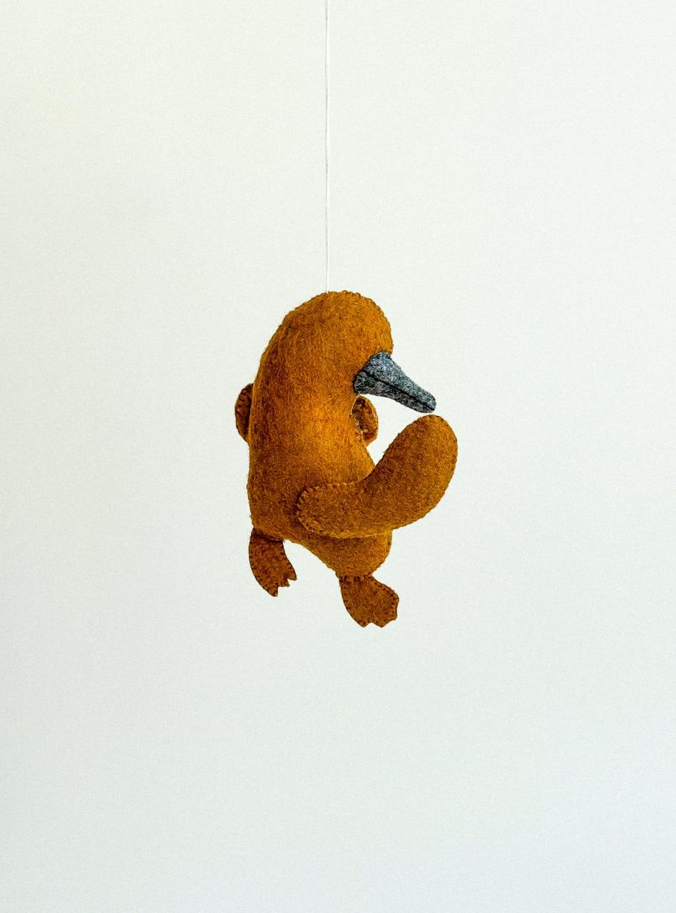 Мягкая игрушка фетровая утконос ручная работа (29472357)