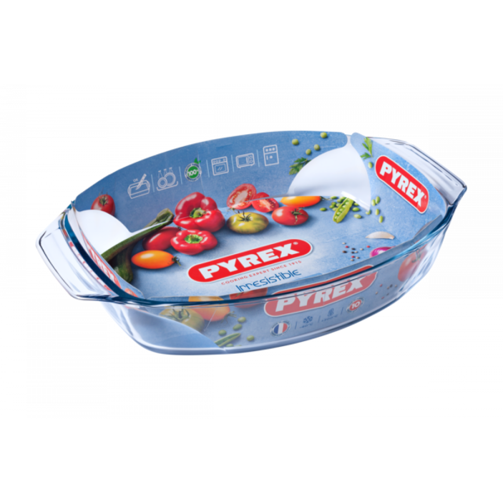 Форма Pyrex Irresistible овальна 39х27х7 см 4 л (412B000/7644)