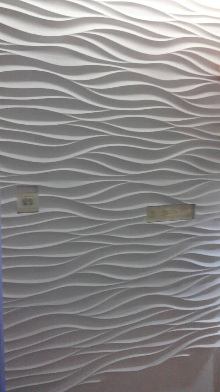 3D-панель гіпсова декоративна Вуаль під фарбування 500x500x24 мм Білий (30635387) - фото 5 3D-панель гіпсова декоративна Вуаль під фарбування 500x500x24 мм Білий (30635387) - фото 5