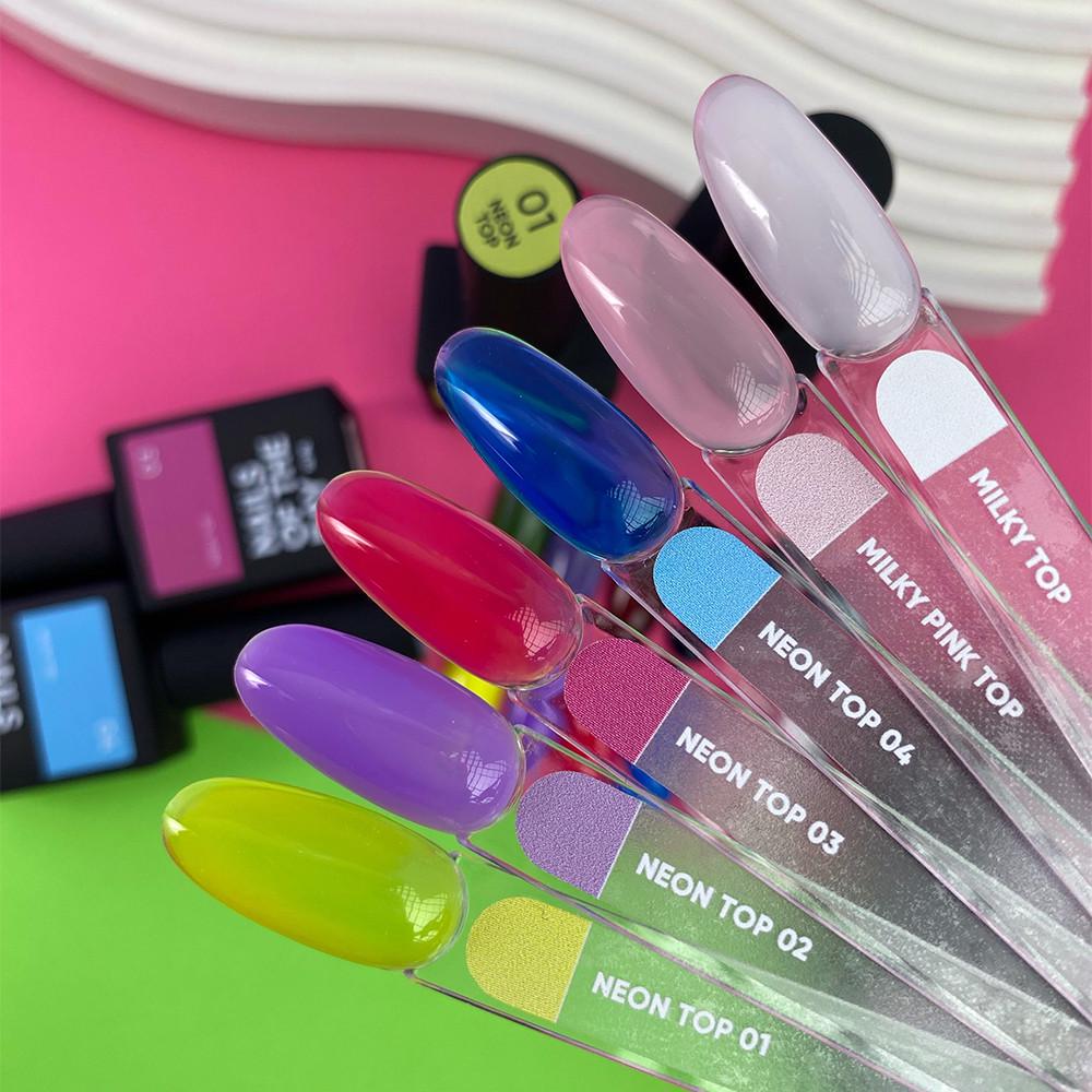 Топ без липкого шару камуфлюючий Nails Of The Day Milky top 10 мл ніжно-молочний (2540089842) - фото 3 Топ без липкого шару камуфлюючий Nails Of The Day Milky top 10 мл ніжно-молочний (2540089842) - фото 3