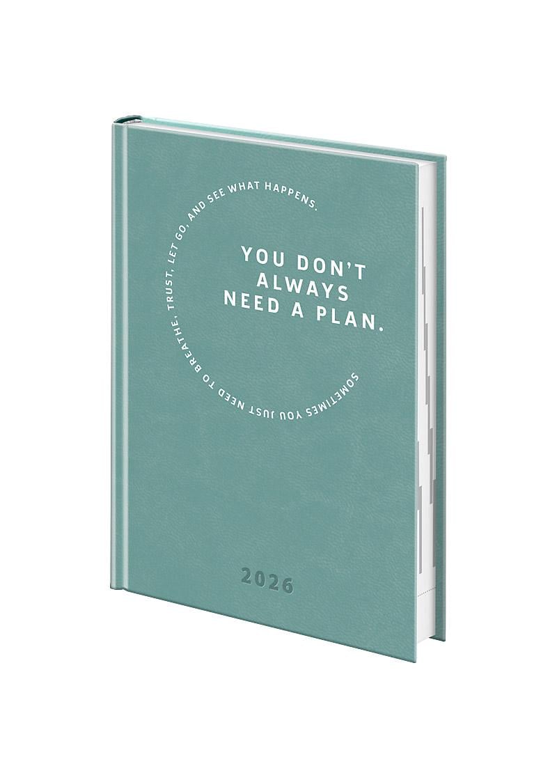 Офисный ежедневник А5 Brunnen 2026 Стандарт Torino Trend Бирюзовый (73-795 38536)