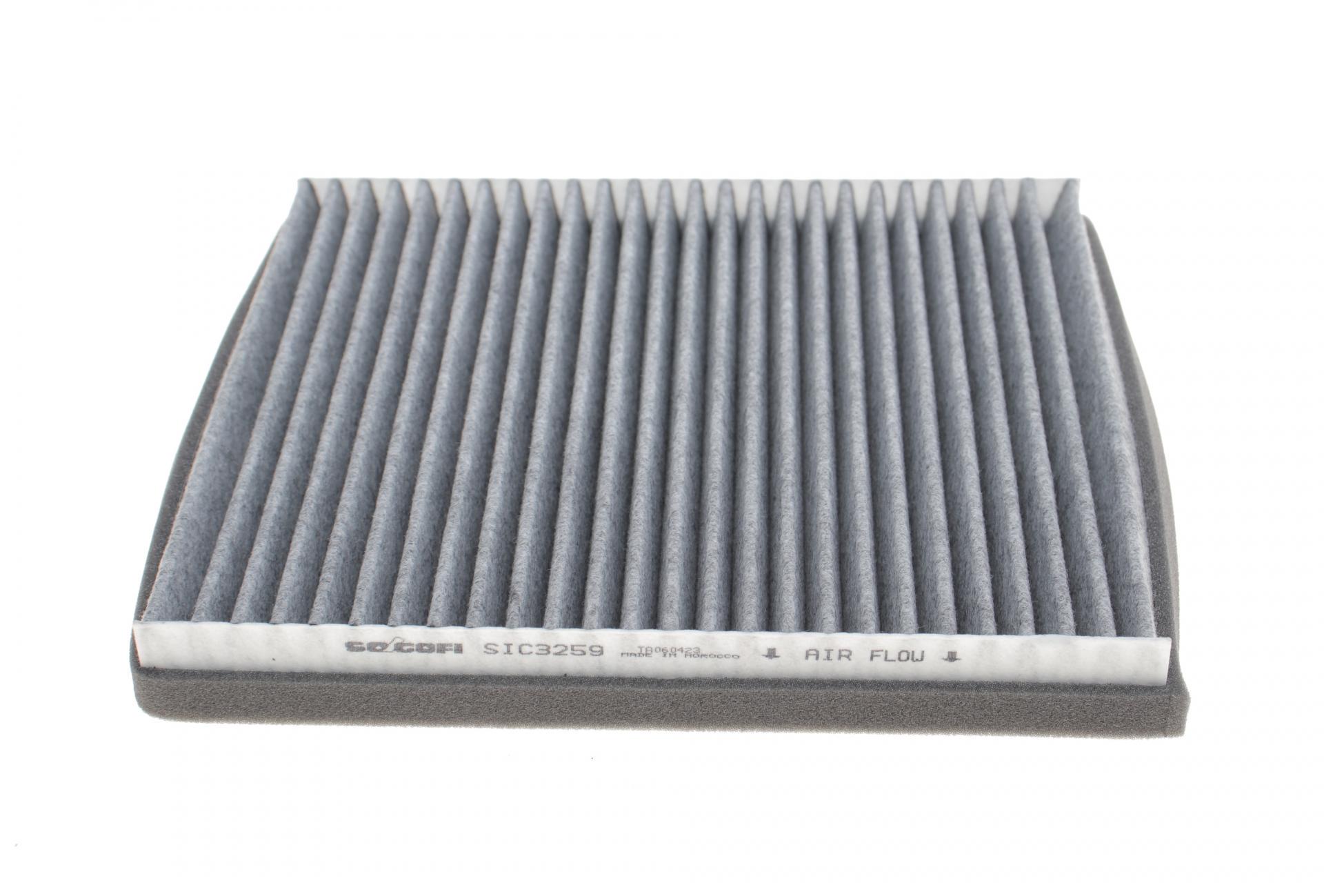 Фильтр салона PURFLUX для Opel Astra F/G/H 96- BEHR угольный (AHC171)