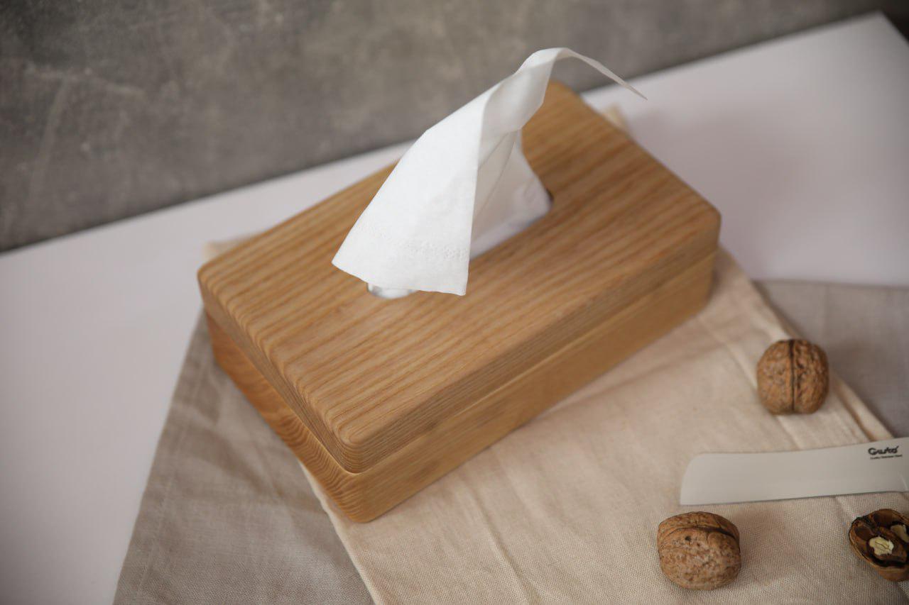 Серветниця на магнітах дерев'яна Дуб 23х13,5х7 см (WDK-32.2) - фото 3 Серветниця на магнітах дерев'яна Дуб 23х13,5х7 см (WDK-32.2) - фото 3