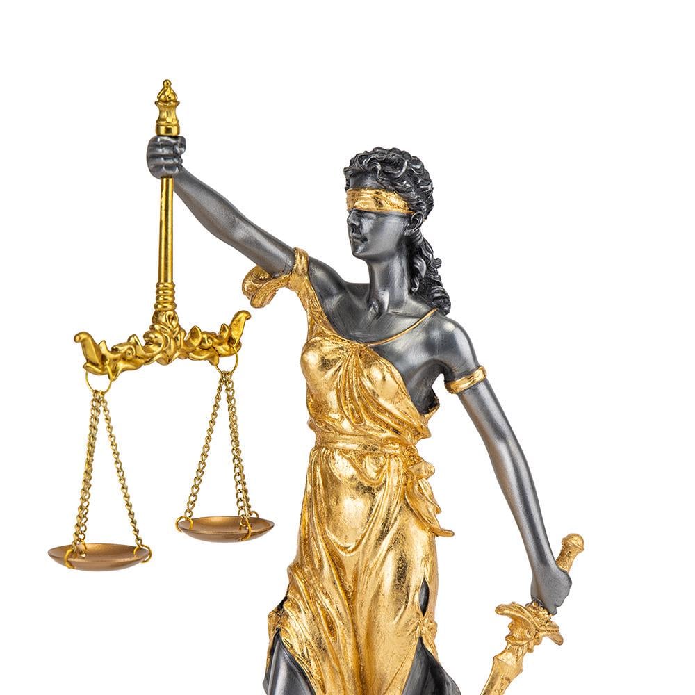 Статуэтка VERONESE Фемида Золотая Справедливость 29 см - фото 6