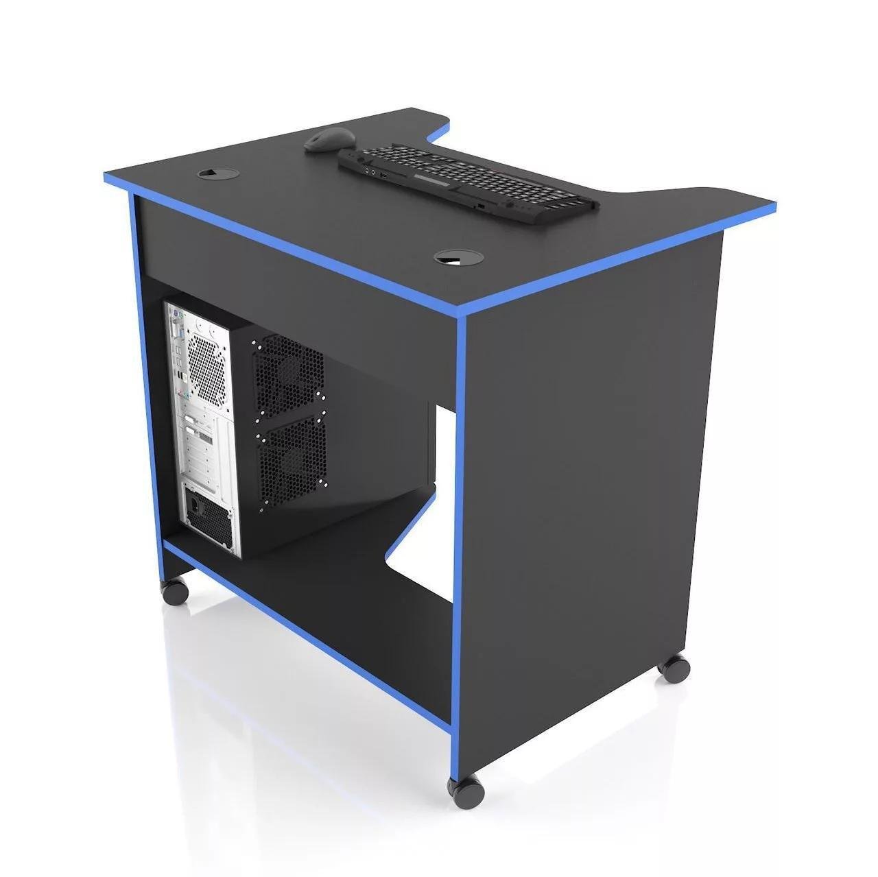 Стол компьютерный XGamer MINI XG10 и XG 08 Черный с синим (12852173) - фото 4