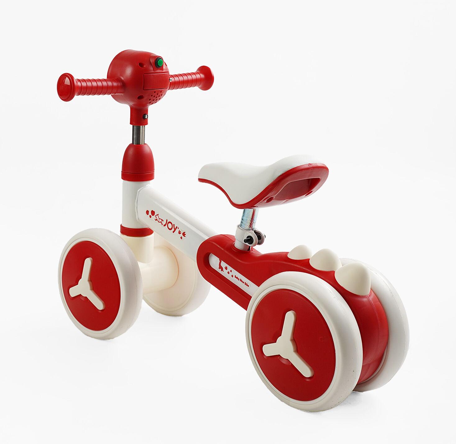 Біговел-толокар Joy українська музика/підсвічування Червоний (J-10115) - фото 2
