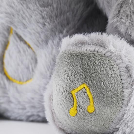 М'яка іграшка Слоник дихаючий музикальний зі світловими ефектами - фото 6 М'яка іграшка Слоник дихаючий музикальний зі світловими ефектами - фото 6