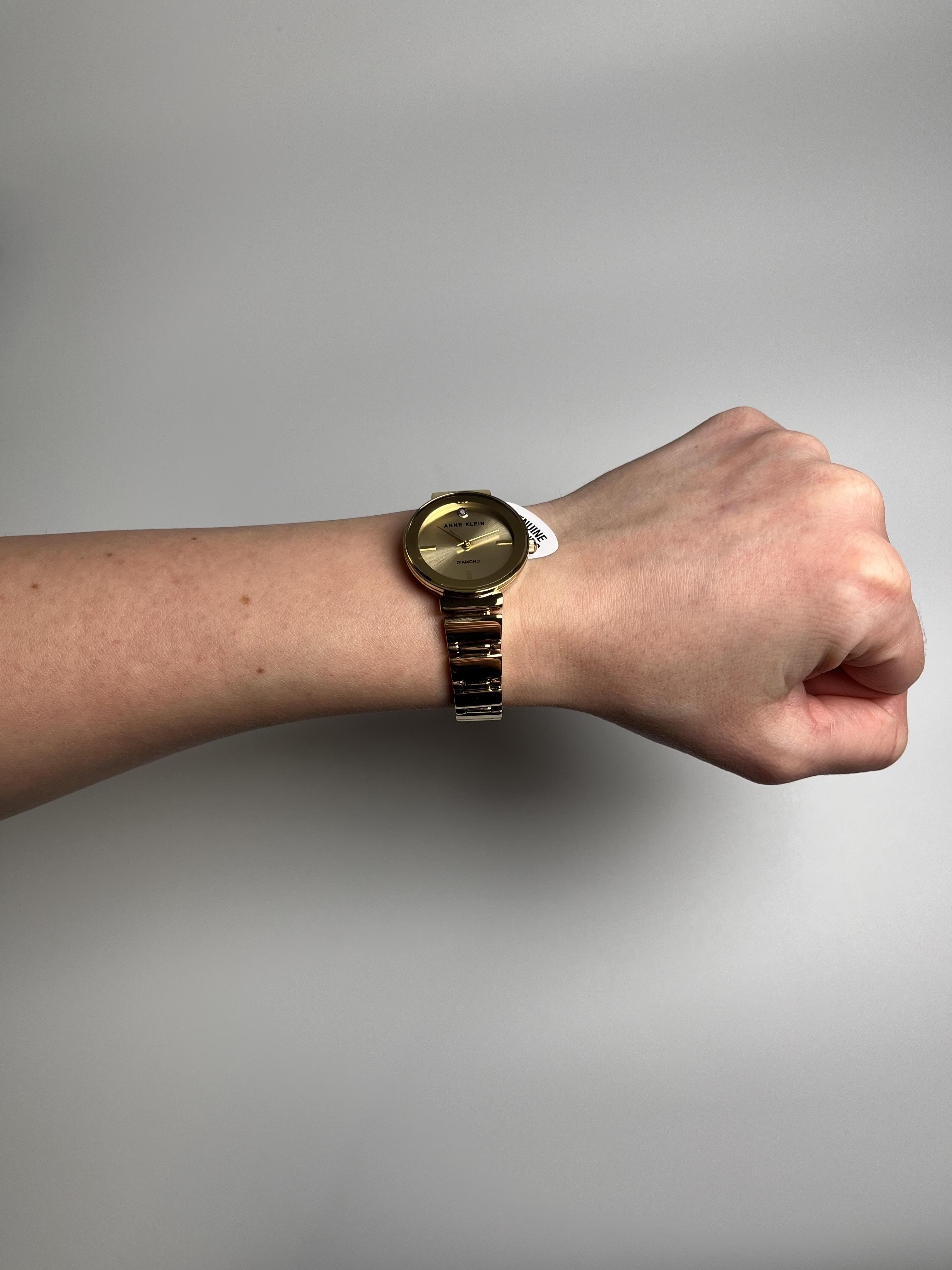 Часы женские классические Anne Klein AK/2434CHGB Золотистые (14187998) - фото 7 Часы женские классические Anne Klein AK/2434CHGB Золотистые (14187998) - фото 7