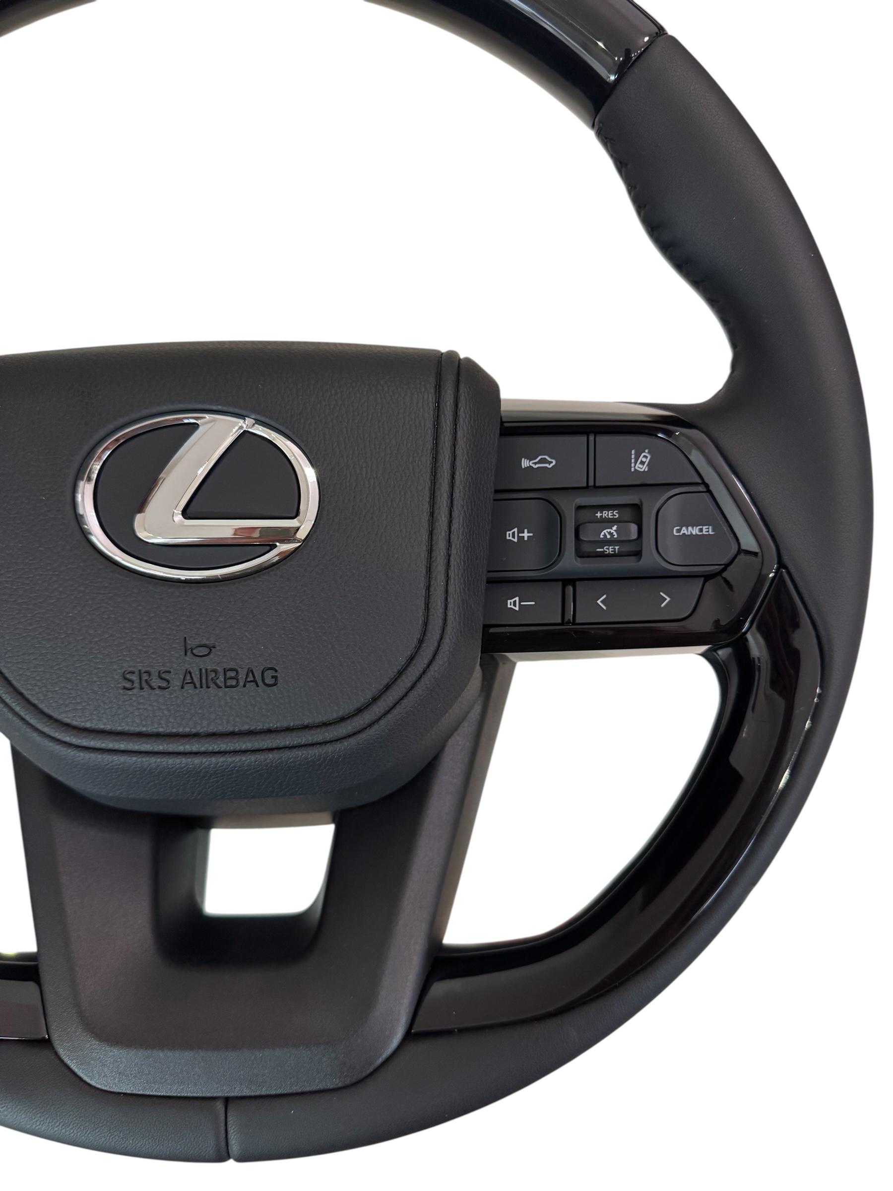 Кермо для Lexus LX570/GX460 в сборі рояльний лак логотип хром (29786256) - фото 3 Кермо для Lexus LX570/GX460 в сборі рояльний лак логотип хром (29786256) - фото 3