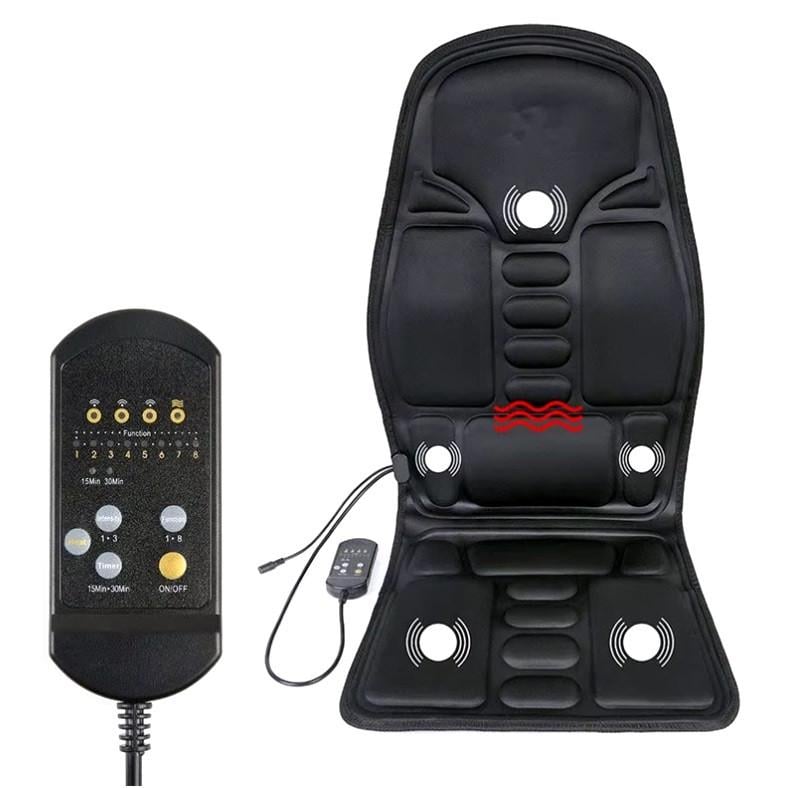 Накидка массажная RIAS Massage Cushion JB-100B с подогревом пульт 12/220V Black (3_05640) - фото 2