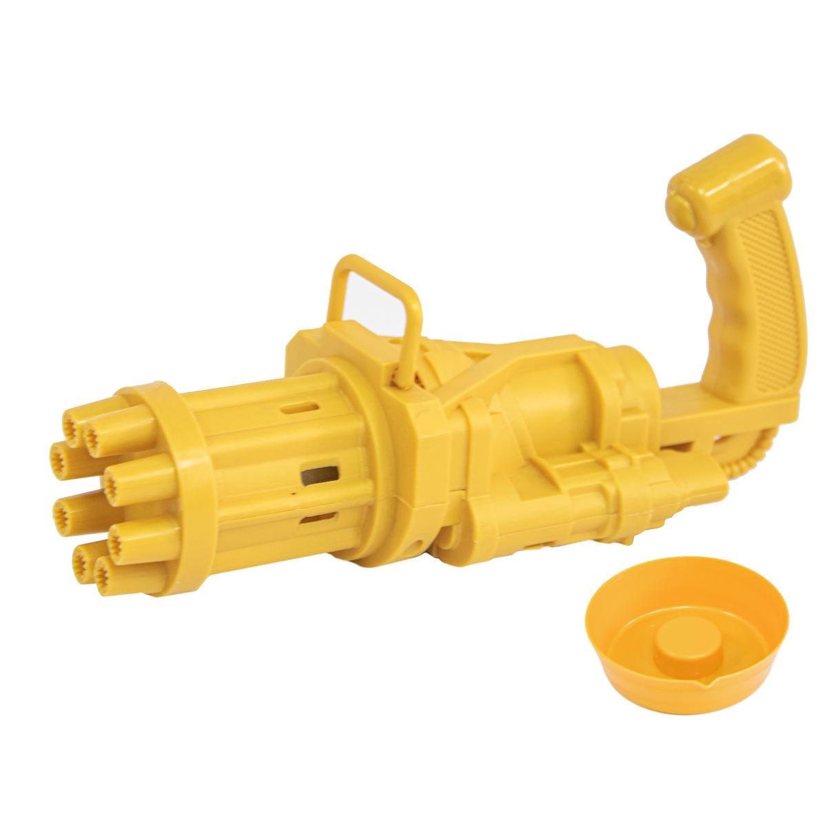 Пулемет для мыльных пузырей Bubble machine Желтый (1008661-Gold) Пулемет для мыльных пузырей Bubble machine Желтый (1008661-Gold)