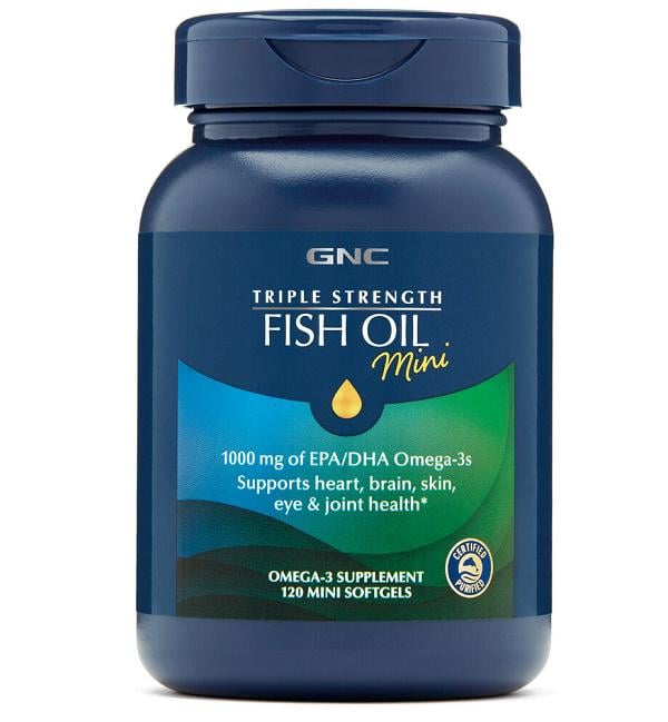 Омега 3 GNC Triple Strength Fish Oil Mini 120 Caps