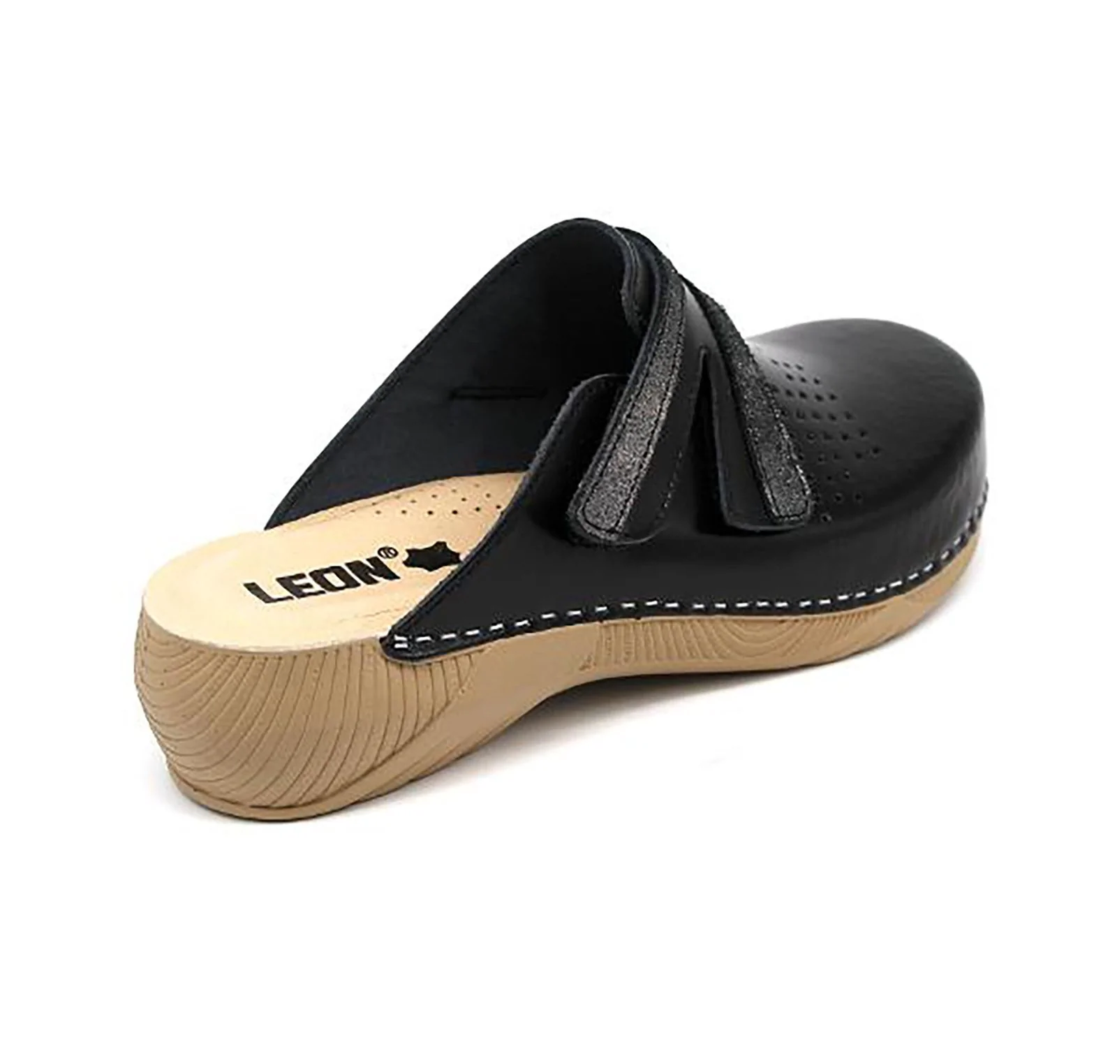 Женские сабо кожаные Leon 3200 р. 40 Черный - фото 3 Женские сабо кожаные Leon 3200 р. 40 Черный - фото 3