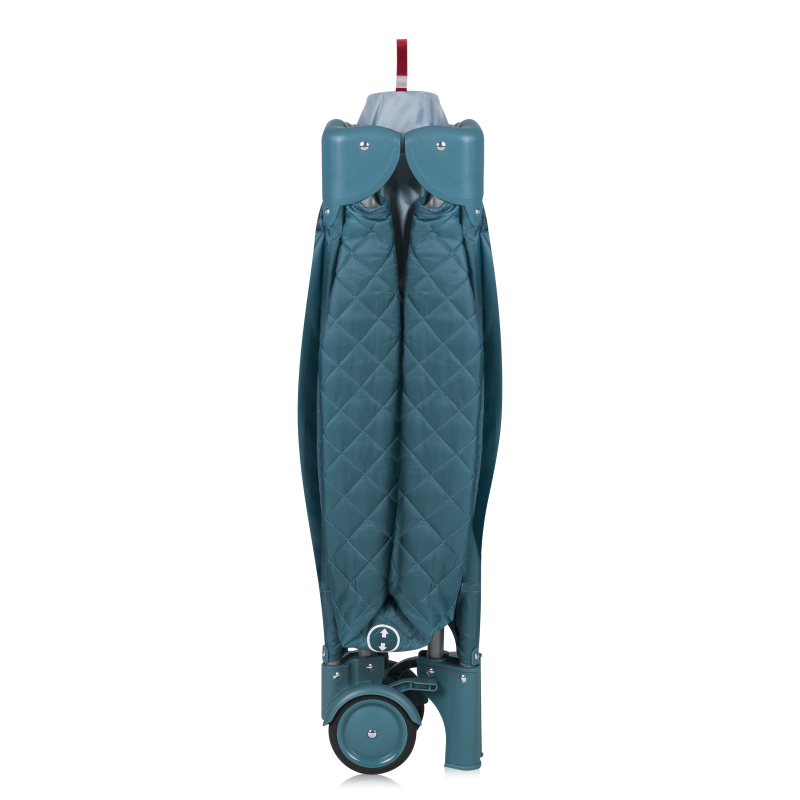 Кроватка-манеж Lionelo FLOWER Green/Turquoise - фото 5