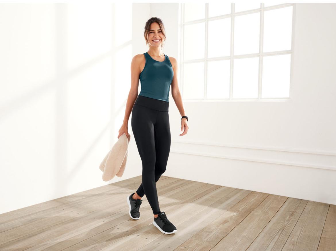 Лосины Crivit 372744x10 женские S Черный