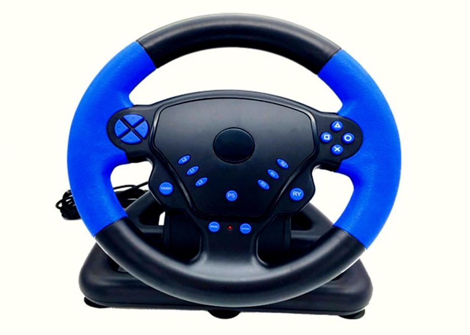 Ігрове кермо з коробкою передач педалями газу та гальма (23572059) - фото 2