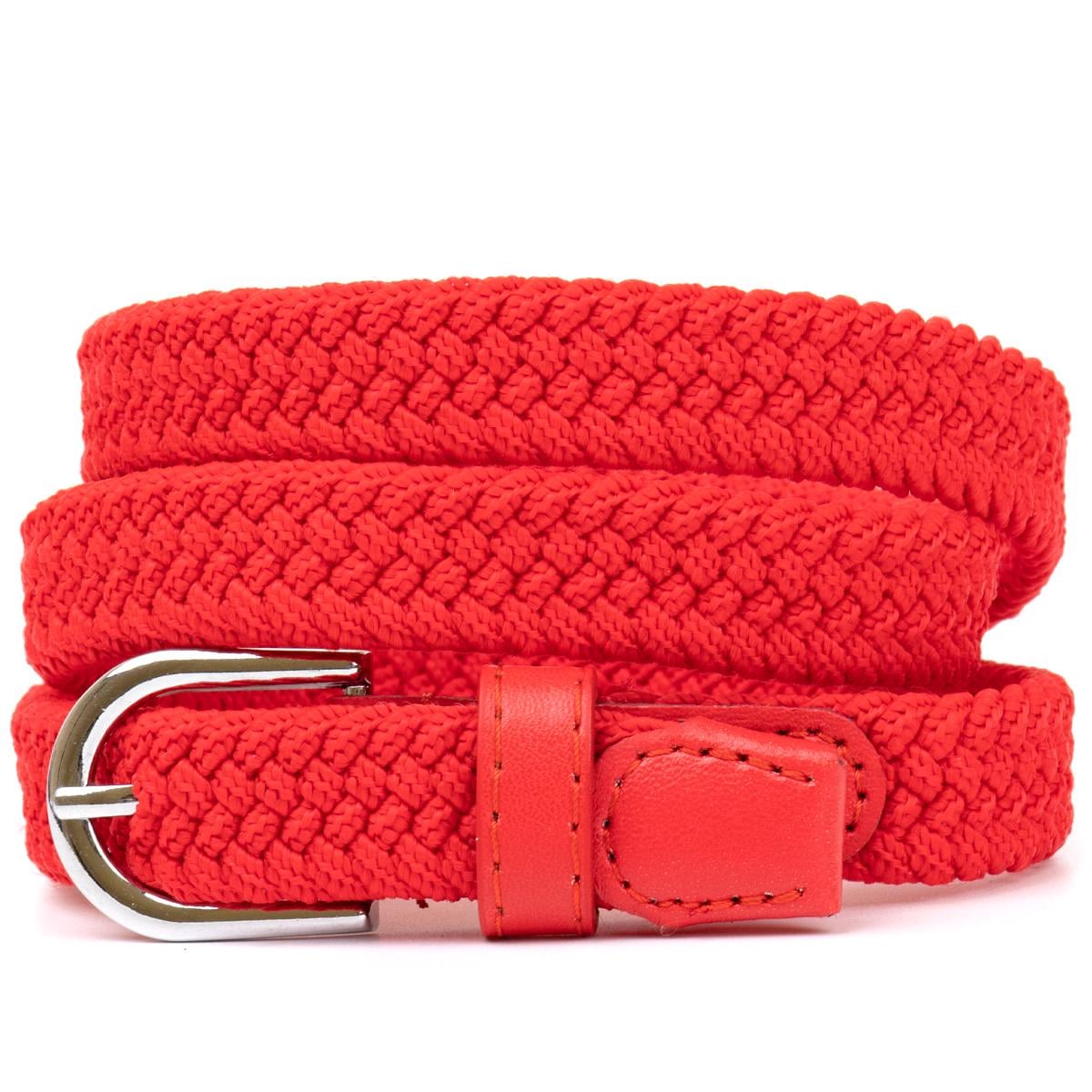 Текстильный ремень Vintage Belt 20543 для женщин классический Красный