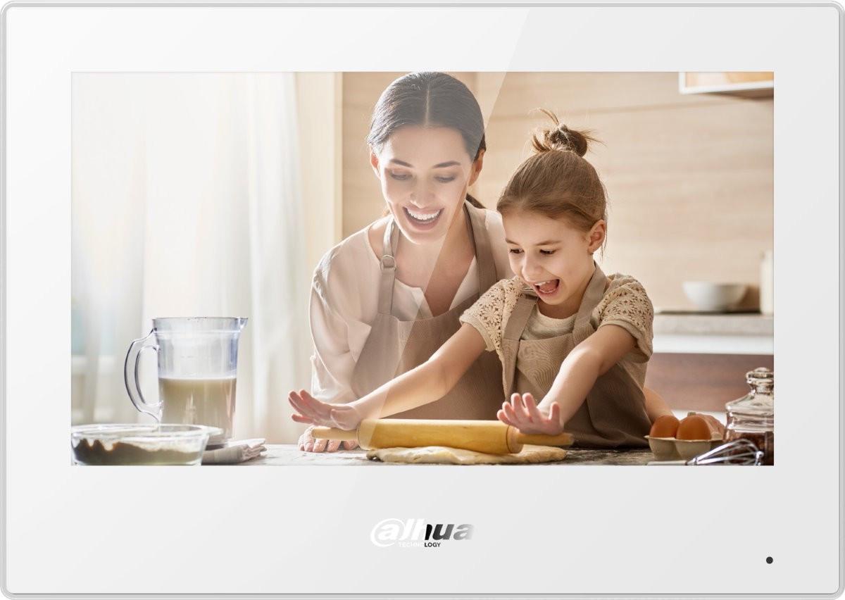 7" IP видеодомофон Dahua DHI-VTH5321GW-W