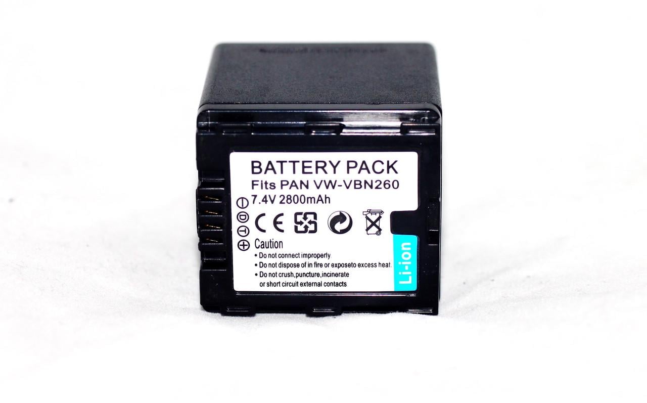 Аккумулятор VW-VBN260 заменяем с VW-VBN130 аналог для камер Panasonic 2800 ma (2927456138) Аккумулятор VW-VBN260 заменяем с VW-VBN130 аналог для камер Panasonic 2800 ma (2927456138)