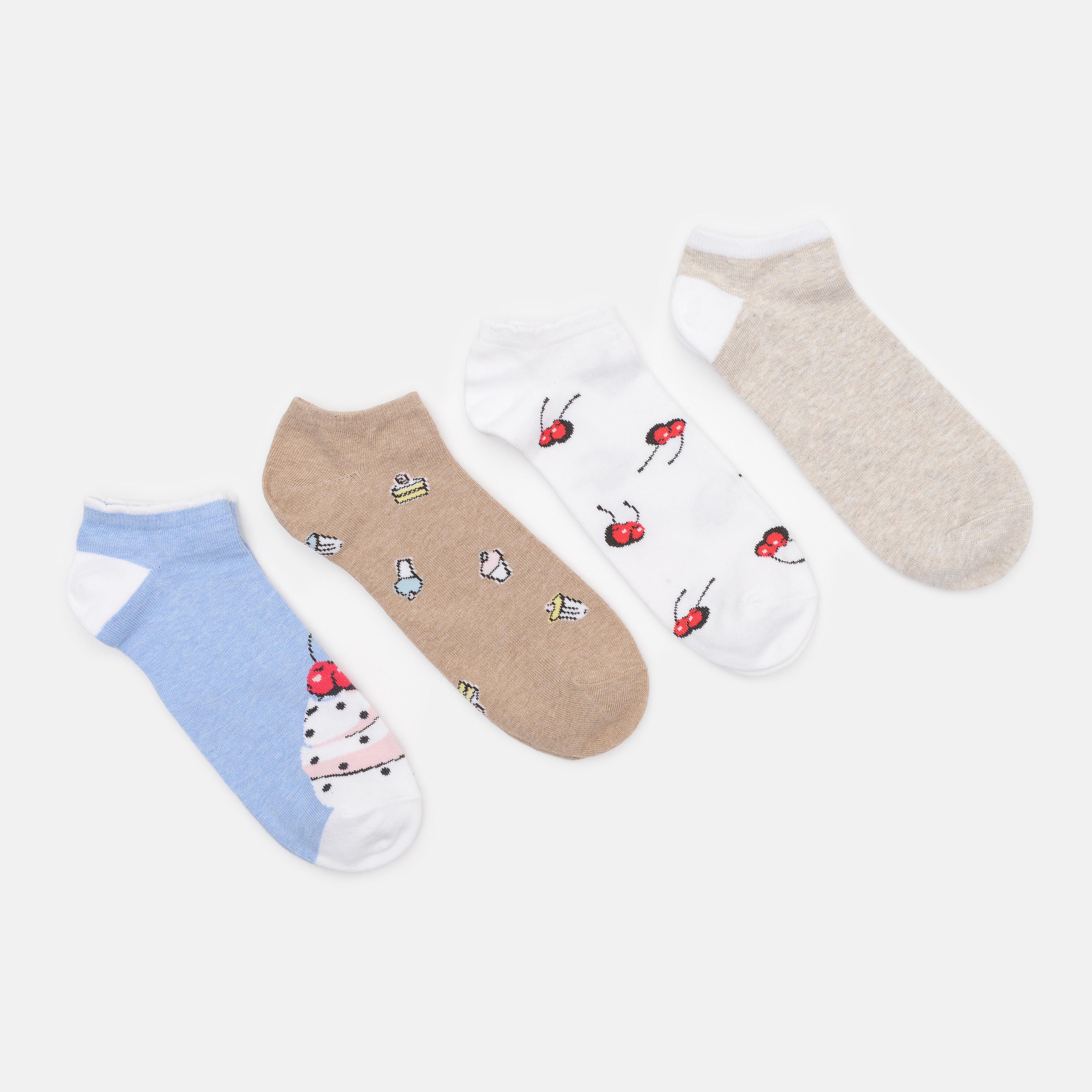 Носки C&A р. 39-42 Синий/Бежевый 4 пары (1009874562)