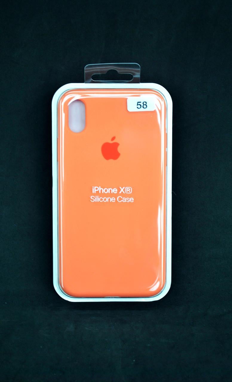 Чехол для телефона iPhone XR Silicone Case FULL №58 carrot