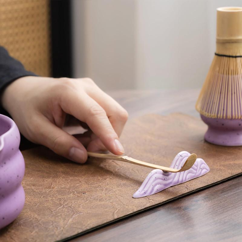 Набор для чая-матча Lesko SD5458 Matcha 7 пр. Purple (25714123) - фото 5