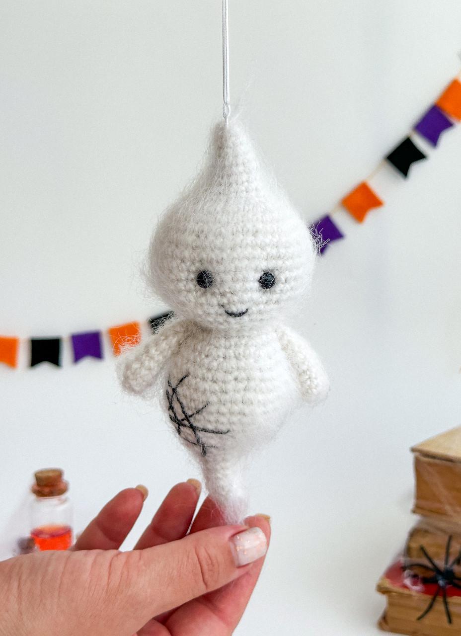 Игрушка вязаная Призрак из мохера (29528468) - фото 5 Игрушка вязаная Призрак из мохера (29528468) - фото 5