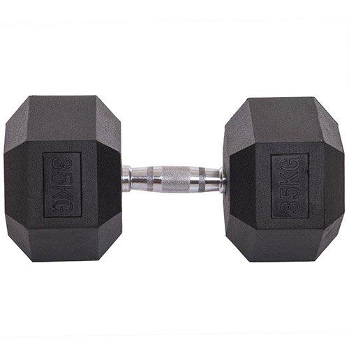 Гантель цільна TA-2679 шестигранна 35 кг Чорний (56363153) - фото 2 Гантель цільна TA-2679 шестигранна 35 кг Чорний (56363153) - фото 2