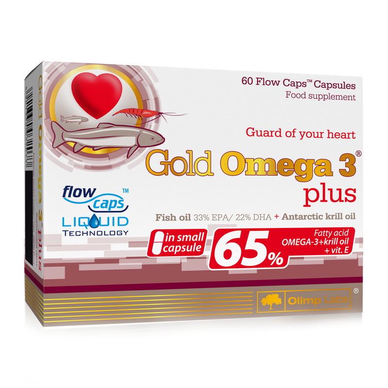 Рыбий жир Olimp Gold Omega 3 Plus 60 капс. (01612-01)