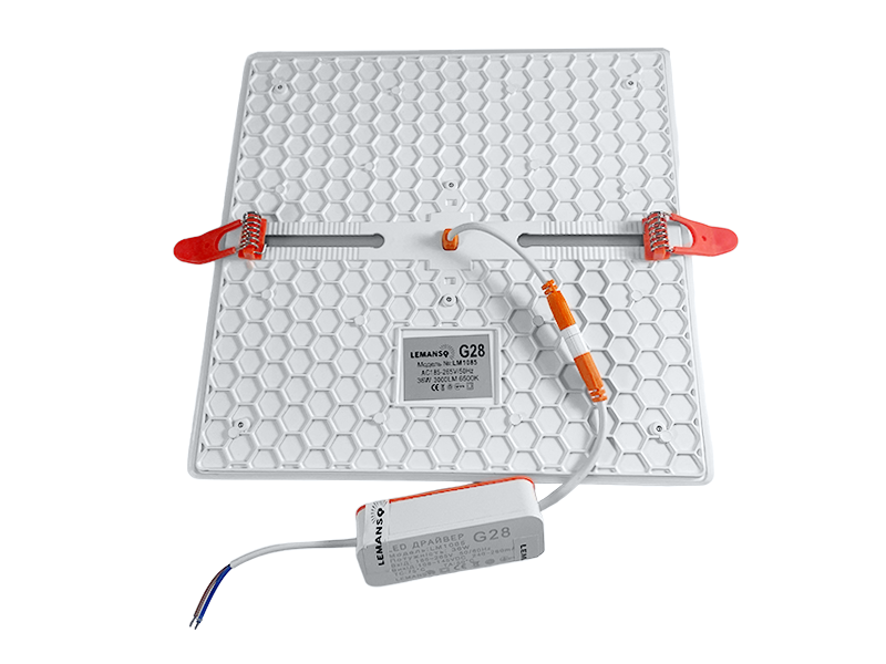Світильник світлодіодний Lemanso LM1085 Стелс врізний 36 Вт 3500 Лм 4500K 85-265 В IP20 квадратний (5960) - фото 2