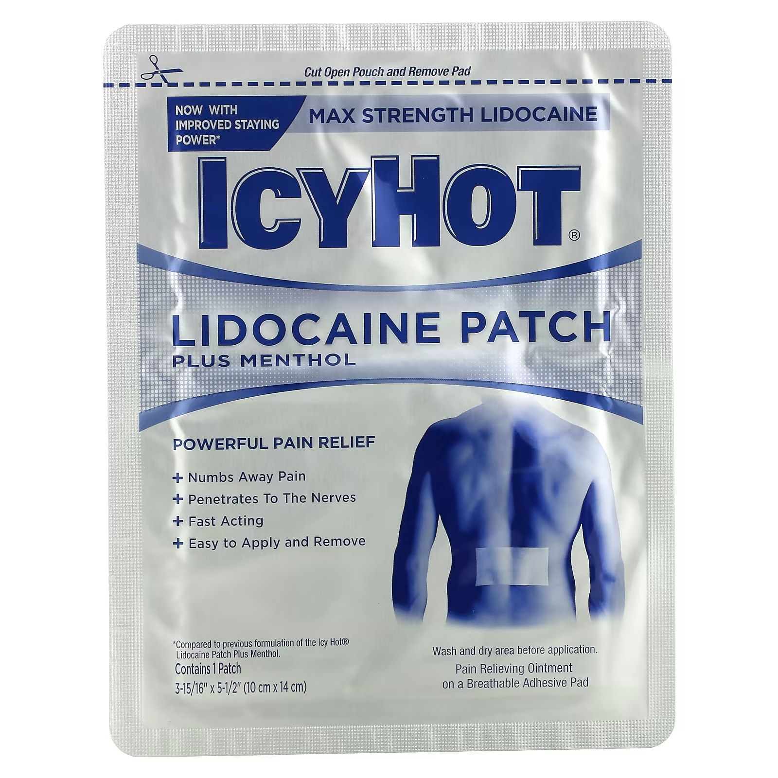 Пластир Icy Hot Max лідокаїновий знеболювальний 5 шт. - фото 3